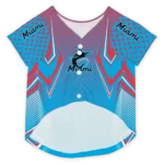 personalized-miami-marlins-chevron-polka-blue-pet-jersey-best-selling.webp