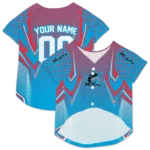 personalized-miami-marlins-chevron-polka-blue-pet-jersey-best-selling.webp
