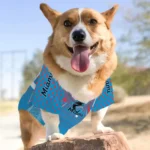 personalized-miami-marlins-chevron-polka-blue-pet-jersey-best-selling.webp