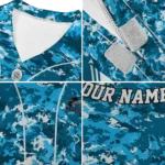personalized-miami-marlins-daring-camo-blue-pet-jersey-best-selling.webp