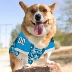 personalized-miami-marlins-daring-camo-blue-pet-jersey-best-selling.webp