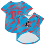 personalized-miami-marlins-lightning-streaks-blue-pet-jersey-best-selling.webp