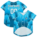 personalized-miami-marlins-striped-collar-blue-pet-jersey-best-selling.webp