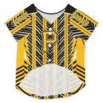 personalized-pittsburgh-pirates-vivid-chevron-black-pet-jersey-best-selling.webp