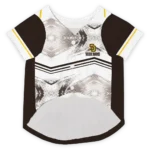 personalized-san-diego-padres-big-diamond-stripe-brown-white-pet-jersey-best-selling.webp