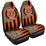 Anaheim Ducks Car Seat Covers Custom US Flag Style Gear Car Cover TN1510221048 CSC 2022