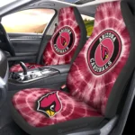 Arizona Cardinals Car Seat Covers Custom Tie Dye Car Accessories Gear Car Cover CSC DN0803231001