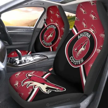 Arizona Coyotes Car Seat Covers Custom Car Accessories For Fans Gear Car Cover 2