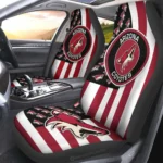 Arizona Coyotes Car Seat Covers Custom US Flag Style Gear Car Cover TN1510221033 CSC 2022