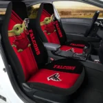 Atlanta Falcons Car Seat Covers Baby Yoda Car Accessories Gear Car Cover DN0304231002 CSC 2023
