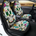 Austin FC Car Seat Covers Custom Sugar Skull Car Accessories Gear Car Cover DN0208232069 CSC 2023
