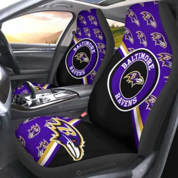 Baltimore Ravens Car Seat Covers Custom Car Accessories For Fans Gear Car Cover 2