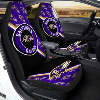 Baltimore Ravens Car Seat Covers Custom Car Accessories For Fans Gear Car Cover CSC TN1310223033