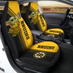 Boston Bruins Car Seat Covers Baby Yoda Car Accessories Gear Car Cover DN0304231035 CSC 2023