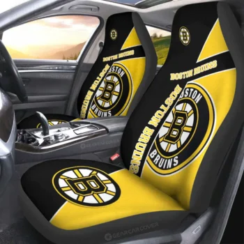 Boston Bruins Car Seat Covers Custom Car Decorations For Fans Gear Car Cover 2