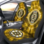 Boston Bruins Car Seat Covers Custom Tie Dye Car Accessories Gear Car Cover DN0803231035 CSC 2023
