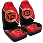 Calgary Flames Car Seat Covers Custom Car Accessories For Fans Gear Car Cover TN1310223004 CSC 2022