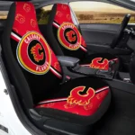 Calgary Flames Car Seat Covers Custom Car Accessories For Fans Gear Car Cover TN1310223004 CSC 2022