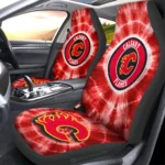 Calgary Flames Car Seat Covers Custom Tie Dye Car Accessories Gear Car Cover DN0803231037 CSC 2023