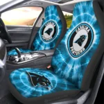 Carolina Panthers Car Seat Covers Custom Tie Dye Car Accessories Gear Car Cover DN0803231005 CSC 2023
