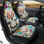 Chicago Bears Car Seat Covers Custom Sugar Skull Car Accessories Gear Car Cover DN0208232038 CSC 2023