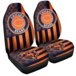 Chicago Bears Car Seat Covers Custom US Flag Style Gear Car Cover CSC TN1510221013 20d1f102