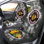 Chicago Blackhawks Car Seat Covers Custom Tie Dye Car Accessories Gear Car Cover DN0803231039 CSC 2023