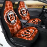 Cincinnati Bengals Car Seat Covers Custom Tie Dye Car Accessories Gear Car Cover DN0803231007 CSC 2023