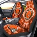 Cleveland Browns Car Seat Covers Custom Tie Dye Car Accessories Gear Car Cover CSC DN0803231008