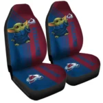 Colorado Avalanche Car Seat Covers Baby Yoda Car Accessories Gear Car Cover DN0304231040 CSC 2023