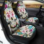 Colorado Rapids Car Seat Covers Custom Sugar Skull Car Accessories Gear Car Cover DN0208232079 CSC 2023