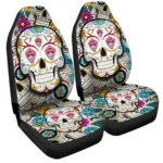 Colorado Rapids Car Seat Covers Custom Sugar Skull Car Accessories Gear Car Cover DN0208232079 CSC 2023