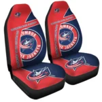 Columbus Blue Jackets Car Seat Covers Custom Car Accessories For Fans Gear Car Cover TN2312221011 CSC 2023