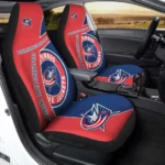 Columbus Blue Jackets Car Seat Covers Custom Car Accessories For Fans Gear Car Cover TN2312221011 CSC 2023