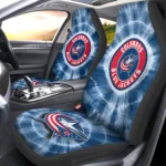 Columbus Blue Jackets Car Seat Covers Custom Tie Dye Car Accessories Gear Car Cover DN0803231041 CSC 2023