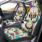 Columbus Crew Car Seat Covers Custom Sugar Skull Car Accessories Gear Car Cover DN0208232068 CSC 2023