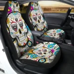 D C United Car Seat Covers Custom Sugar Skull Car Accessories Gear Car Cover DN0208232070 CSC 2023