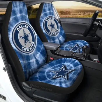 Dallas Cowboys Car Seat Covers Custom Tie Dye Car Accessories Gear Car Cover 2