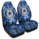 Dallas Cowboys Car Seat Covers Custom Tie Dye Car Accessories Gear Car Cover DN0803231009 CSC 2023