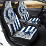 Dallas Cowboys Car Seat Covers Custom US Flag Style Gear Car Cover