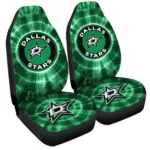 Dallas Stars Car Seat Covers Custom Tie Dye Car Accessories Gear Car Cover DN0803231042 CSC 2023
