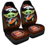 Denver Broncos Car Seat Covers Baby Yoda Car Accessories For Fan Gear Car Cover DN1205238010 CSC 2023