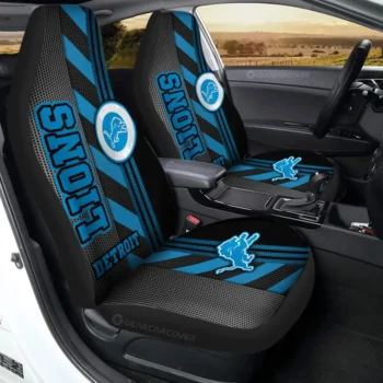 Detroit Lions Car Seat Covers Custom Car Accessories Gear Car Cover 2
