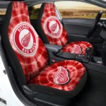 Detroit Red Wings Car Seat Covers Custom Tie Dye Car Accessories Gear Car Cover DN0803231043 CSC 2023