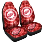 Detroit Red Wings Car Seat Covers Custom Tie Dye Car Accessories Gear Car Cover DN0803231043 CSC 2023