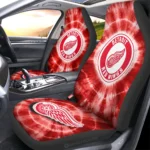 Detroit Red Wings Car Seat Covers Custom Tie Dye Car Accessories Gear Car Cover DN0803231043 CSC 2023