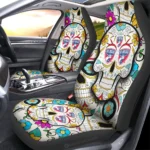 FC Dallas Car Seat Covers Custom Sugar Skull Car Accessories Gear Car Cover DN0208232081 CSC 2023