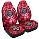 Florida Panthers Car Seat Covers Custom Tie Dye Car Accessories Gear Car Cover DN0803231045 CSC 2023
