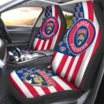 Florida Panthers Car Seat Covers Custom US Flag Style Gear Car Cover TN1510221060 CSC 2022