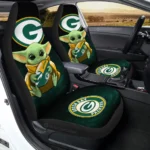 Green Bay Packers Car Seat Covers Baby Yoda Car Accessories For Fan Gear Car Cover DN1205238012 CSC 2023